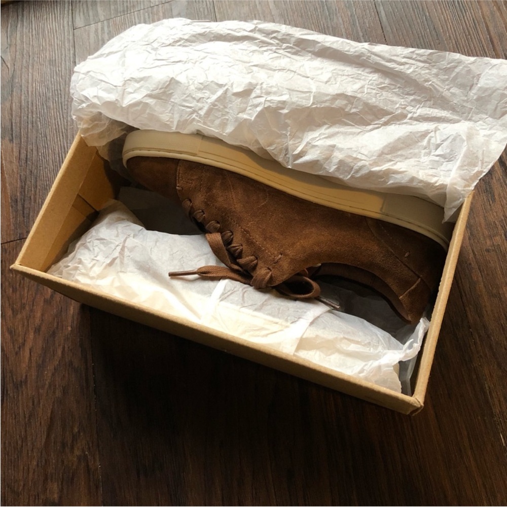 New Frye Ivy Low Lace Suede Sneakers NWOT - Picture 9 of 11